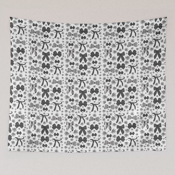 Item preview, Black Bows Coquette Pattern designed and sold by jshuphotography.