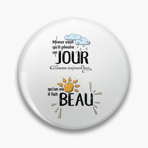 Item preview, Quote: It's better if it rains... designed and sold by GribouillStreet.