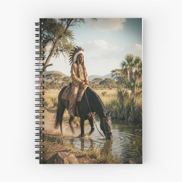 Item preview, Classic Earth and Sunset Rider – Native Spirit in Warm Light designed and sold by FotoworldEdel.