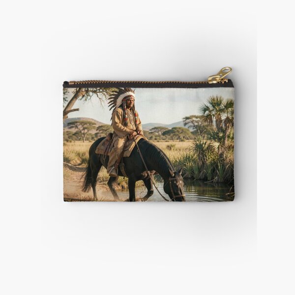 Item preview, Classic Earth and Sunset Rider – Native Spirit in Warm Light designed and sold by FotoworldEdel.