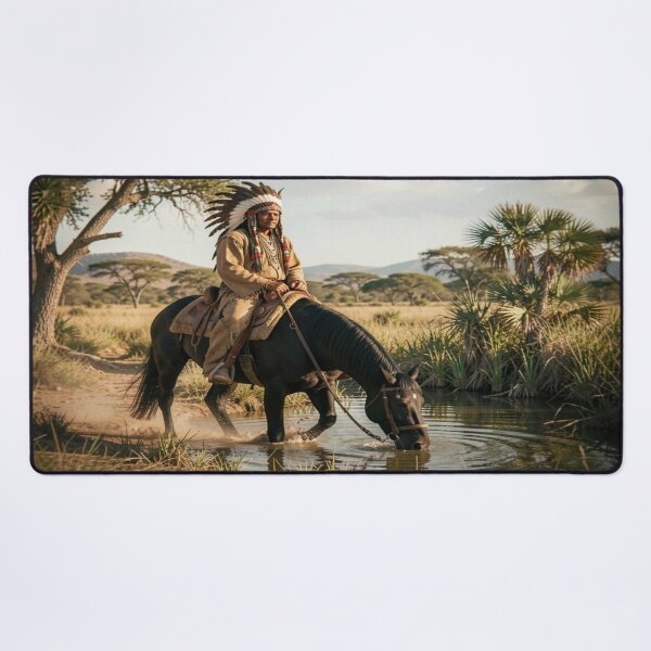 Item preview, Classic Earth and Sunset Rider – Native Spirit in Warm Light designed and sold by FotoworldEdel.