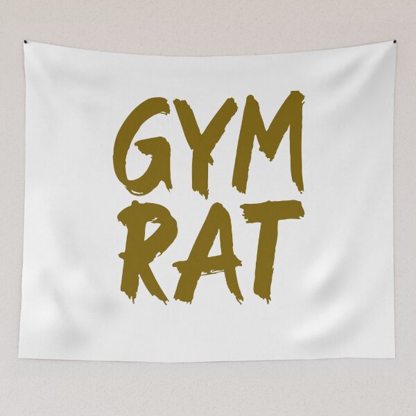 Item preview, Gym Rat -- workout/exercise devotion designed and sold by The Sporty Nerd.