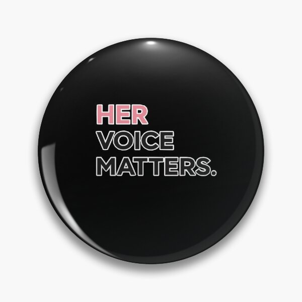 Item preview, Her Voice Matters Shirt – Feminist Empowerment Statement Tee for Women & Allies designed and sold by Bizertart.