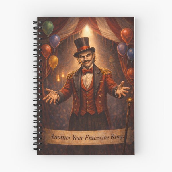 Item preview, The Midnight Carnival: Ringmaster Birthday Card designed and sold by Haunted House of Cards.