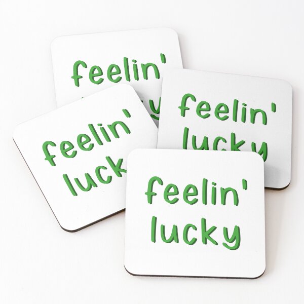 Item preview, Feelin’ Lucky Hand Lettering | Cute Green St. Patrick’s Day designed and sold by Nesstitches.