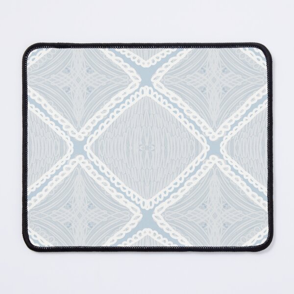 Item preview, Dusty Blue Crochet Style Granny Square Pattern designed and sold by Seamlessly Buffalo.