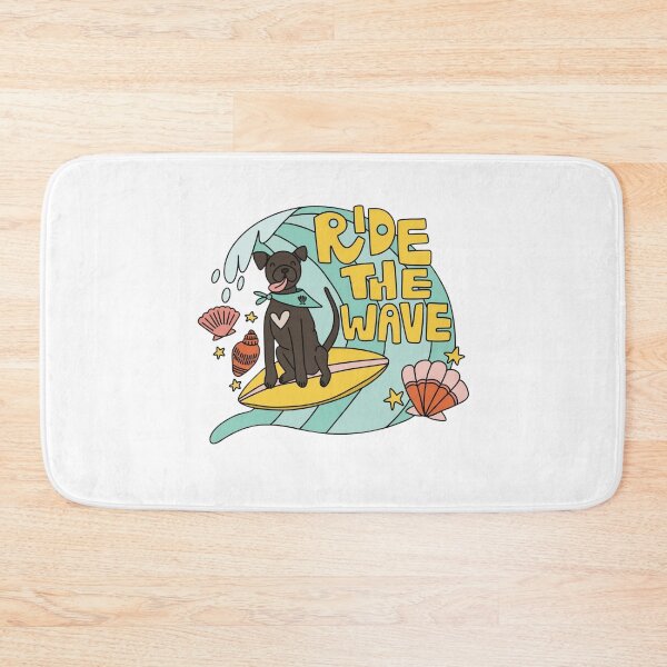 Item preview, Surf Dog Ride The Wave designed and sold by Oniyasha.