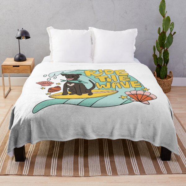 Item preview, Surf Dog Ride The Wave designed and sold by Oniyasha.