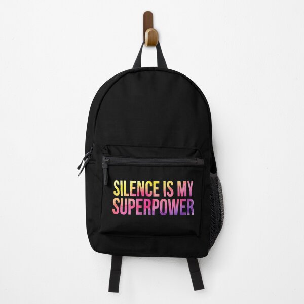 Item preview, Silence Is My Superpower Quote Design designed and sold by Srmsmartstudio.