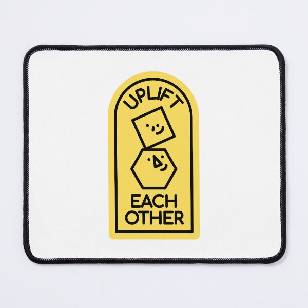 Item preview, Uplift Each Other - Quirky Modern Kindness Badge designed and sold by Artsy Corner.
