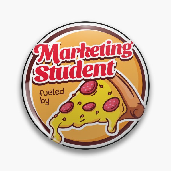 Item preview, Marketing Student Fueled By Pizza designed and sold by MaryAller.