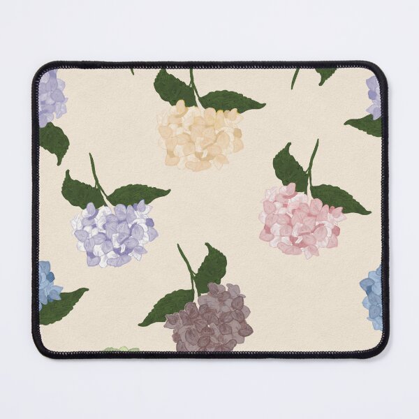 Item preview, Vintage Hand Painted Pastel Hydrangea Floral Pattern designed and sold by Seamlessly Buffalo.