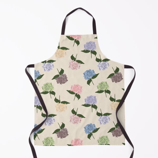 Item preview, Vintage Hand Painted Pastel Hydrangea Floral Pattern designed and sold by Seamlessly Buffalo.