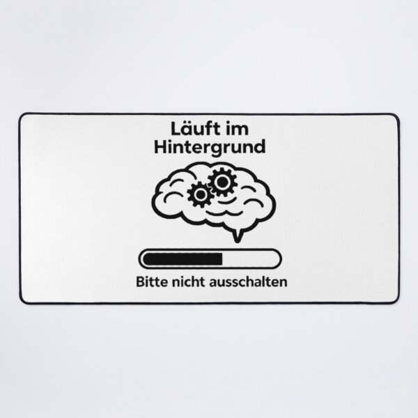 Item preview, Funny Overthinking Brain - Running in the Background Shirt designed and sold by MS-DesignArt.