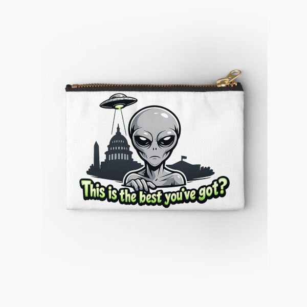 Item preview, This Is The Best You’ve Got? Disappointed Alien in Washington D.C. designed and sold by Sonic Nova Studios.