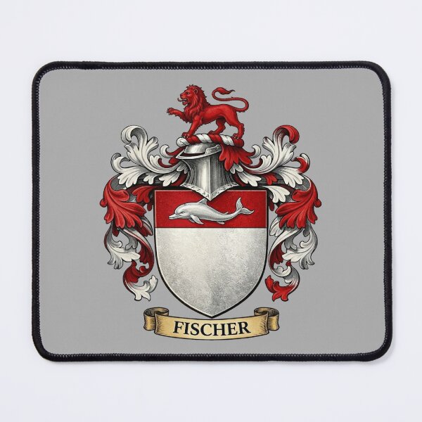 Item preview, The Fischer Family Coat of Arms designed and sold by BagTown Clans.