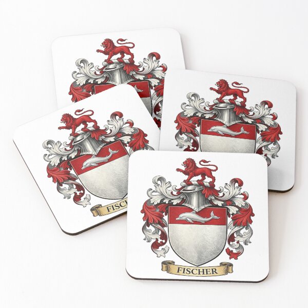 Item preview, The Fischer Family Coat of Arms designed and sold by BagTown Clans.
