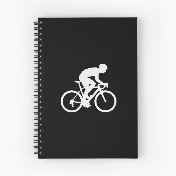 Aperçu de l'œuvre Silhouette de cycliste – Design minimaliste créée et vendue par BrushRushX.