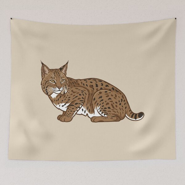 Item preview, Forest Feline Bobcat designed and sold by mossandmyth1984.