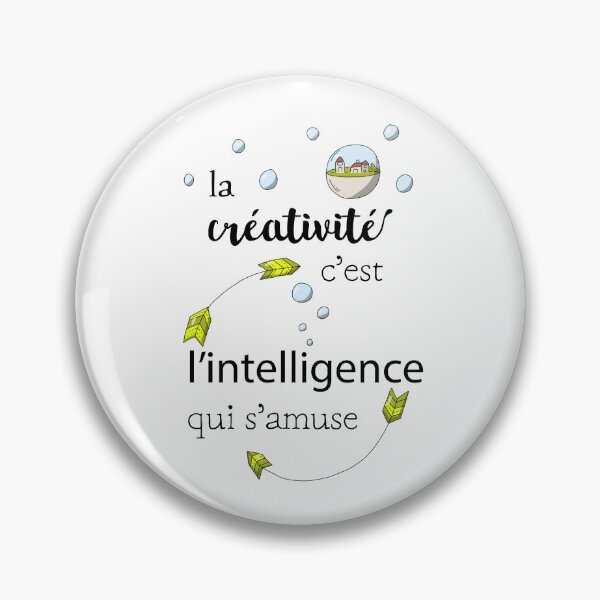 Item preview, Quote: Creativity is intelligence having fun designed and sold by GribouillStreet.