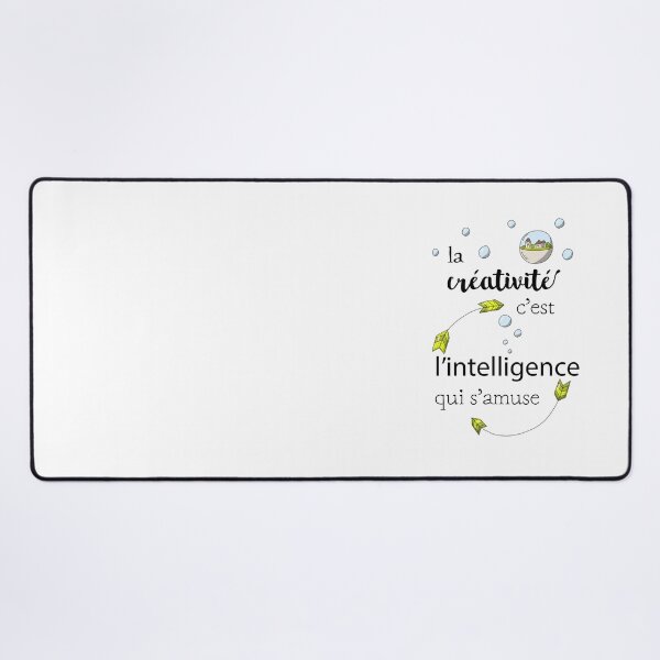 Item preview, Quote: Creativity is intelligence having fun designed and sold by GribouillStreet.