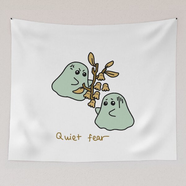 Item preview, Quiet Fear Cute Ghost Illustration designed and sold by Baby-Care.