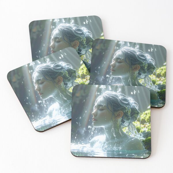 Item preview, Waterfall Goddess — Ethereal Feminine Energy designed and sold by Schoenenwald - Illustrations Uniques et Originales.