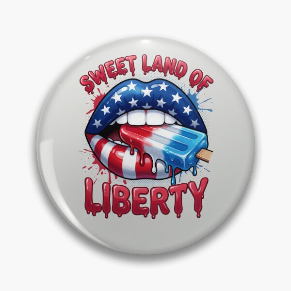 Item preview, Sweet Land of Liberty - Lips & Popsicle designed and sold by DigitalGlade.