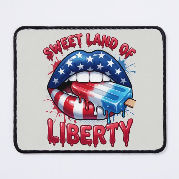 Item preview, Sweet Land of Liberty - Lips & Popsicle designed and sold by DigitalGlade.