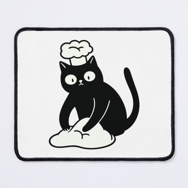 Item preview, Black Cat Baker Wearing Chef Hat Cooking Aesthetic designed and sold by GASSISHOP.