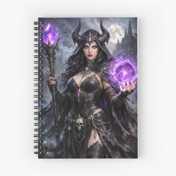 Item preview, Shadow Sorceress – Dark Gothic Demon Queen Fantasy Art designed and sold by DrakariArt.