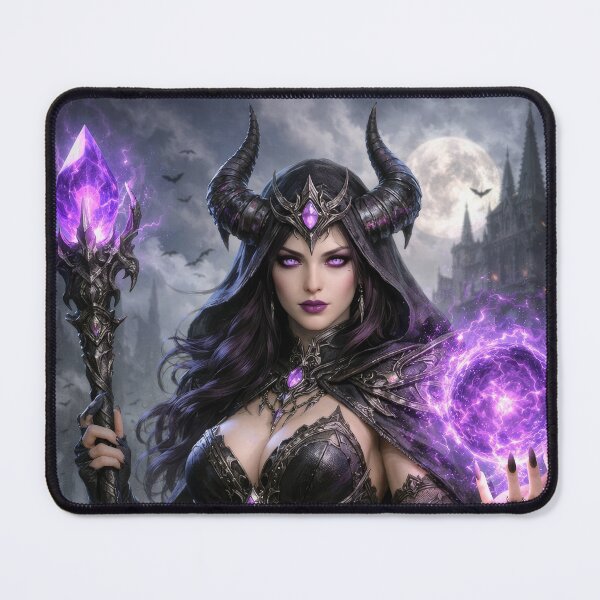 Item preview, Shadow Sorceress – Dark Gothic Demon Queen Fantasy Art designed and sold by DrakariArt.