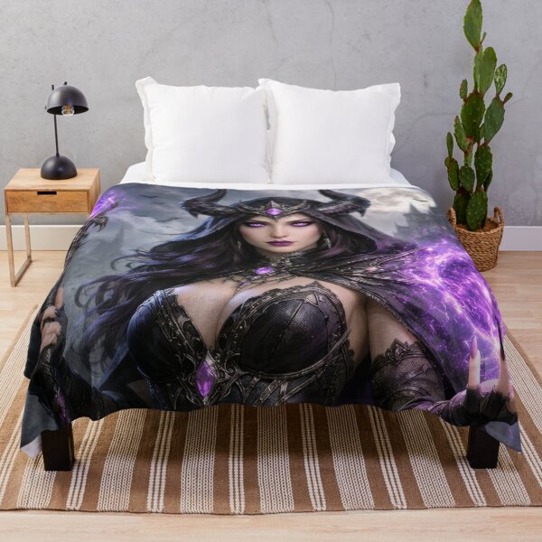 Item preview, Shadow Sorceress – Dark Gothic Demon Queen Fantasy Art designed and sold by DrakariArt.
