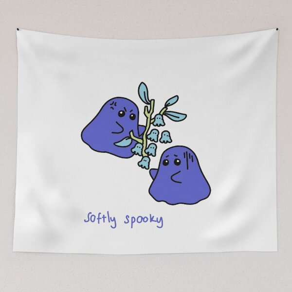 Item preview, Softly Spooky Cute Ghost Illustration designed and sold by Baby-Care.