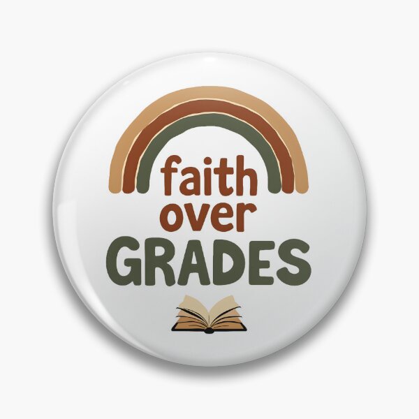 Item preview, Faith Over Grades Muslim T-Shirt | Rainbow Islamic Student Streetwear Tee for School, College & Hijabi Girls designed and sold by Vajid Designs .