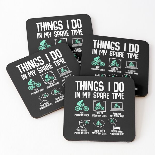 Item preview, Things I Do in My Spare Time Mountain Bike MTB Bicycle Kids designed and sold by Goleon12.