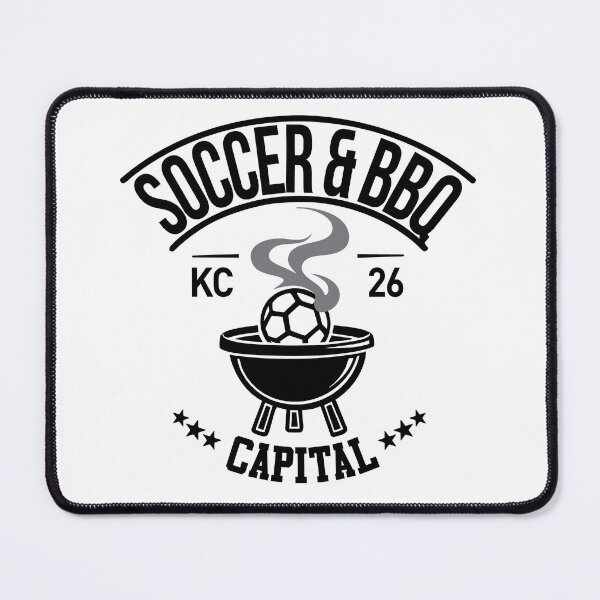 Item preview, Soccer & BBQ Capital, KC 26 – Kansas City Soccer T-Shirt designed and sold by BlindCatCreative.