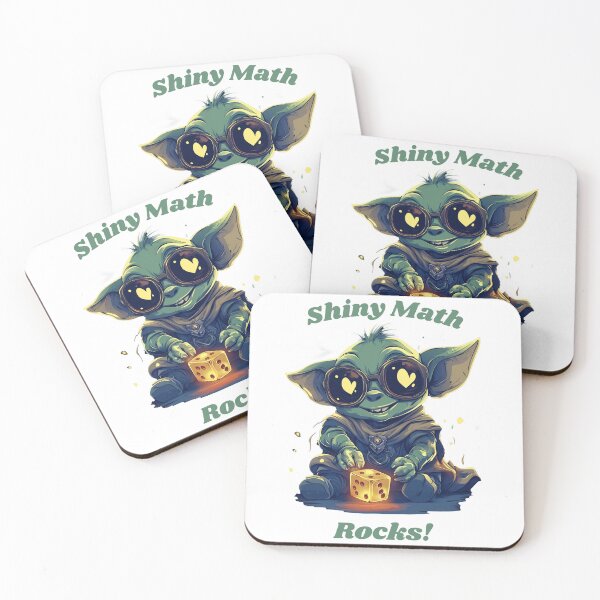 Item preview, Shiny Math Rocks Dice Goblin Nerd Humor design designed and sold by SeminoleB.