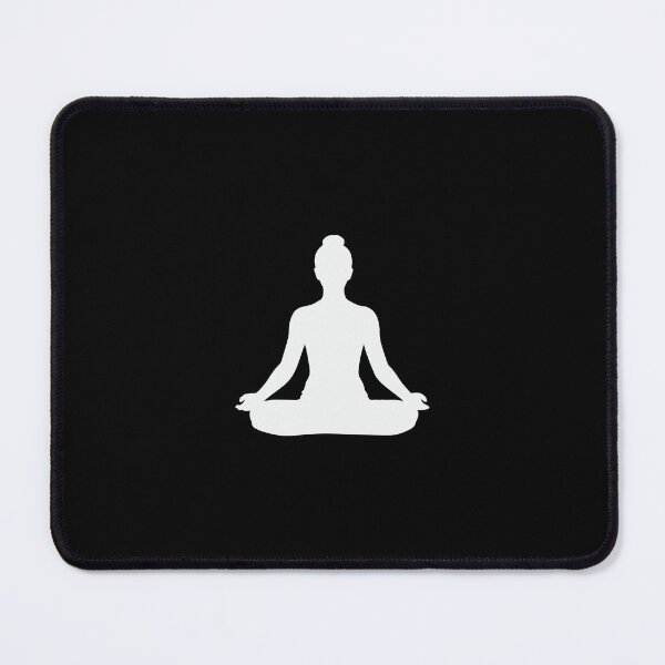 Item preview, Yoga Lotus Pose Silhouette – Minimal Meditation Design designed and sold by BrushRushX.