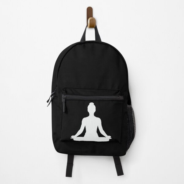 Item preview, Yoga Lotus Pose Silhouette – Minimal Meditation Design designed and sold by BrushRushX.