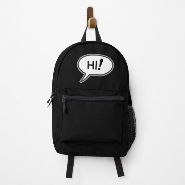 Item preview, Hi! Comic Speech Balloon Letters Black and White Design designed and sold by elizasunnycolor.