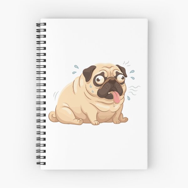 Item preview, The Wheezing Potato Funny Pug Dog Meme designed and sold by Petzzz.
