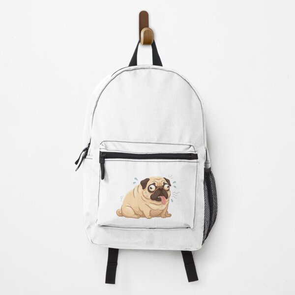 Item preview, The Wheezing Potato Funny Pug Dog Meme designed and sold by Petzzz.