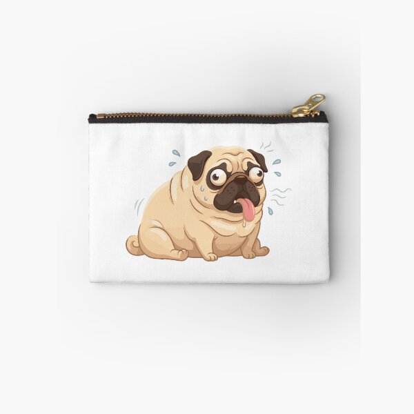 Item preview, The Wheezing Potato Funny Pug Dog Meme designed and sold by Petzzz.