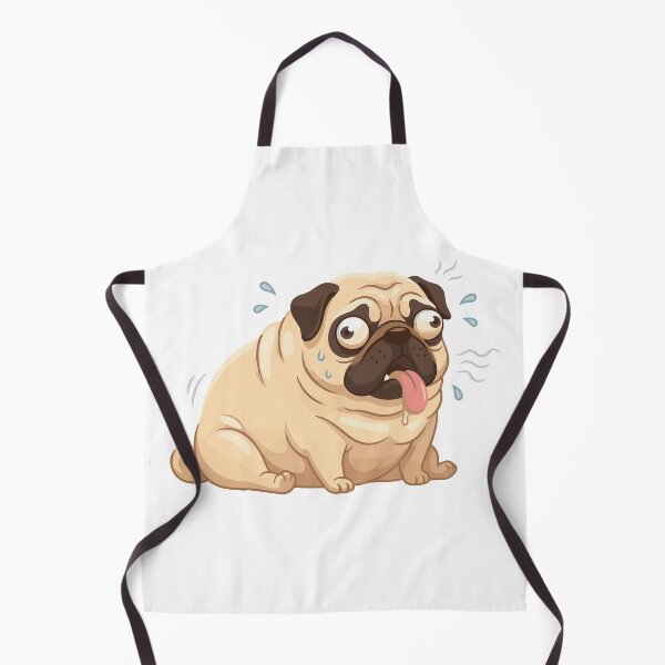 Item preview, The Wheezing Potato Funny Pug Dog Meme designed and sold by Petzzz.