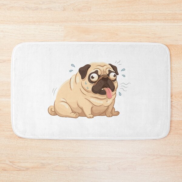 Item preview, The Wheezing Potato Funny Pug Dog Meme designed and sold by Petzzz.