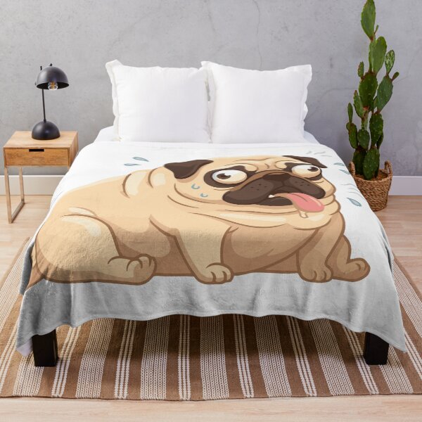 Item preview, The Wheezing Potato Funny Pug Dog Meme designed and sold by Petzzz.