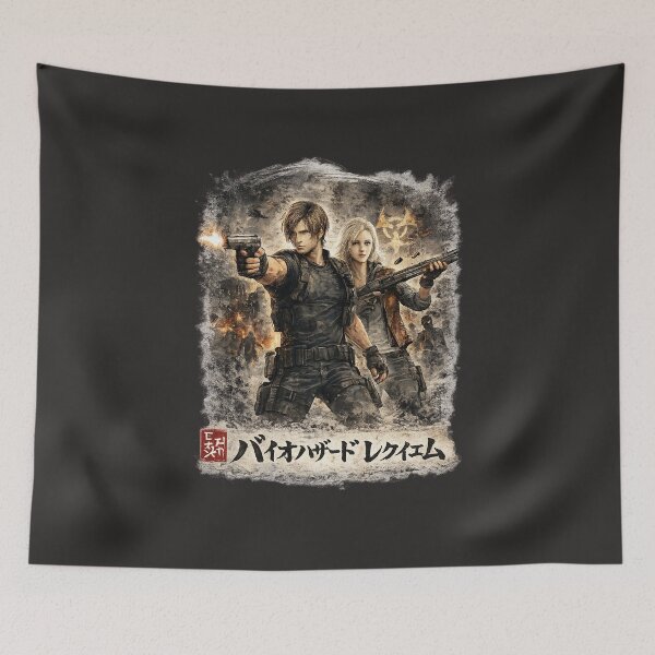 Item preview, Resident Evil Requiem Sumi-e Inspired designed and sold by KinLost.