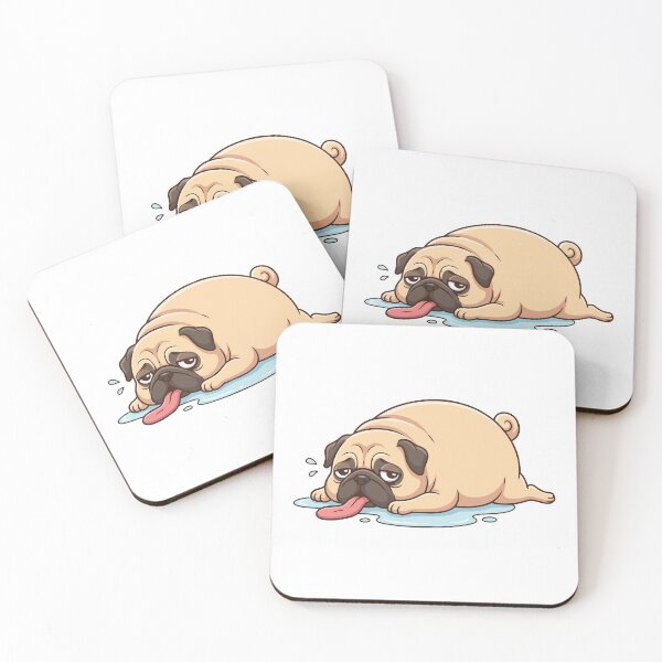 Item preview, Athleticism Not Found Lazy Pug Dog designed and sold by Petzzz.