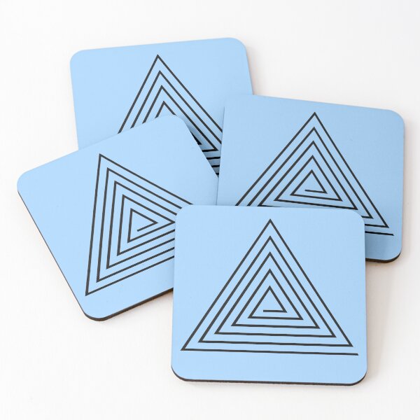 Item preview, Triangular Spiral Geometric Design – Minimalist Abstract Art designed and sold by jmatix.
